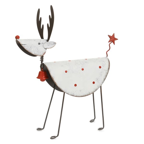 Metal Raindeer - Cream