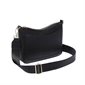 Sac à bandoulière en cuir végane Linda - Noir