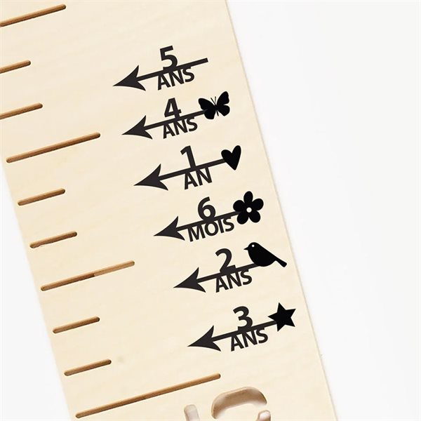 Self-Adhesive Time Markers - Neutral (Fr)