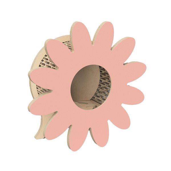 Wooden Money Box - Pink Daisy