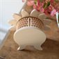 Wooden Money Box - Pink Daisy