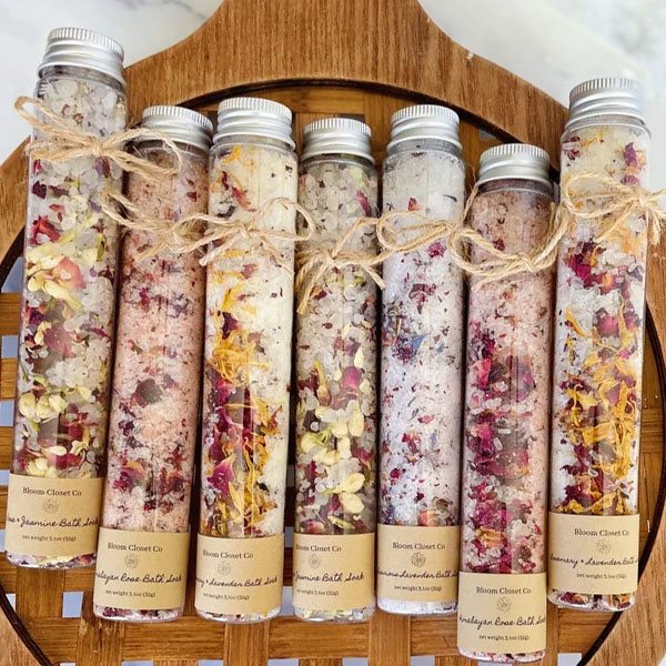 Tube Bath Salt - Rosemary & Lavender