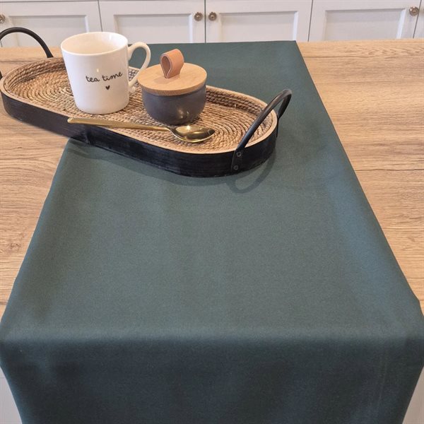 Nappe unie vert foncé chive - 54 x 72 po