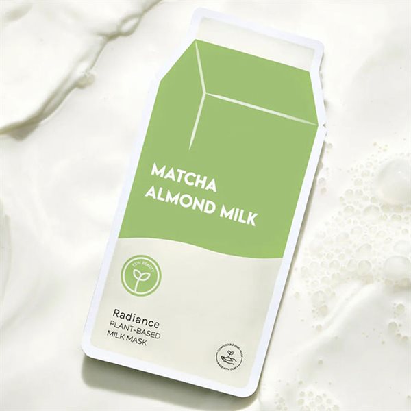 Radiance Plant-Based Milk Face Mask - Matcha Almond Milk