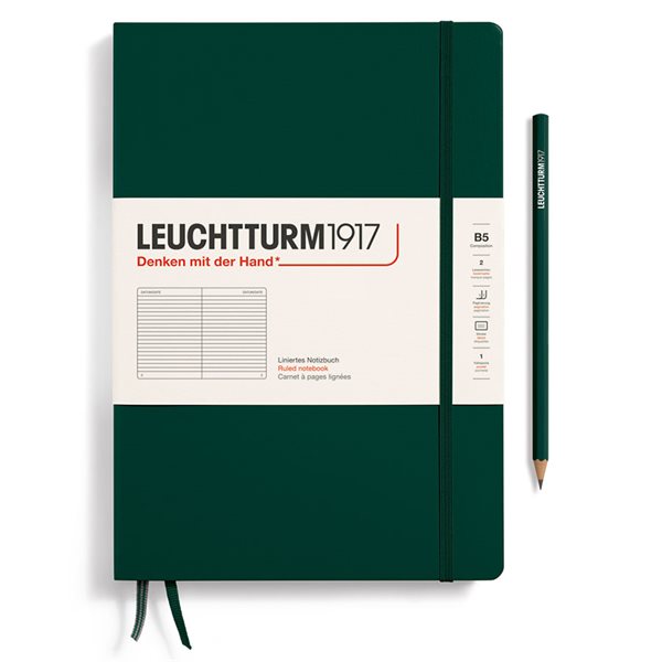 Lined Composition Notebook - Forest Green