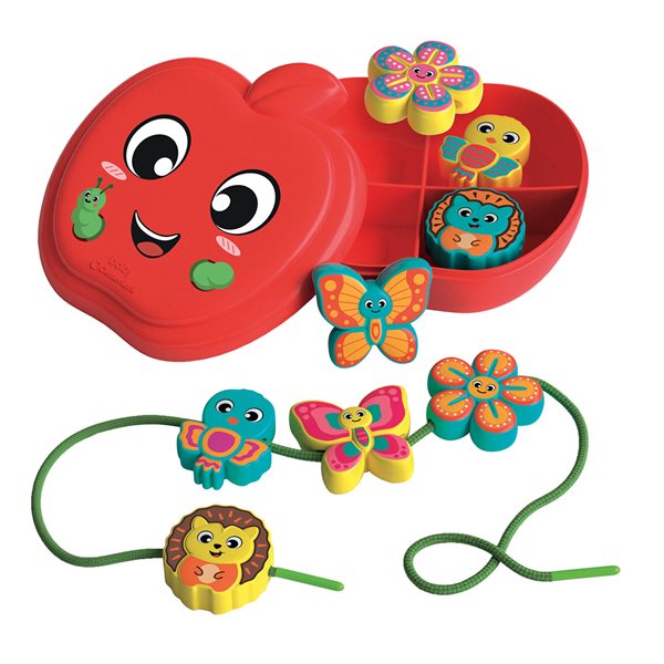 Jeu d’enfilage – Pomme heureuse