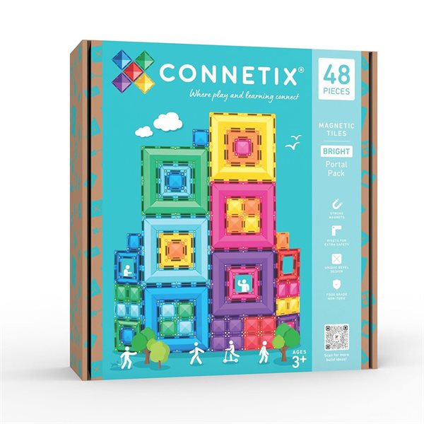 Connetix 48-Piece Construction Game - Light Portal