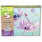 8 And 24 Piece Wooden Puzzle - Stitch