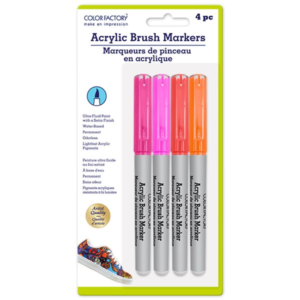 Acrylic Brush Markers - Blush