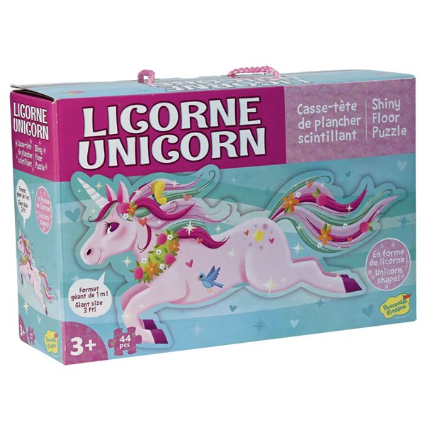 Casse-tête de plancher 44 morceaux - Licorne