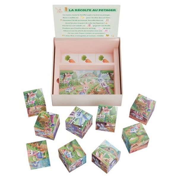 Jeu Les cubes casse-tête de Nono