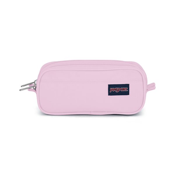 Dual Zippered Pencil Case - Pink