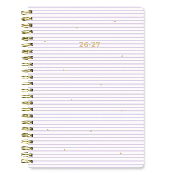 Stripes Weekly Academic Planner (2026-2027) - Lilac