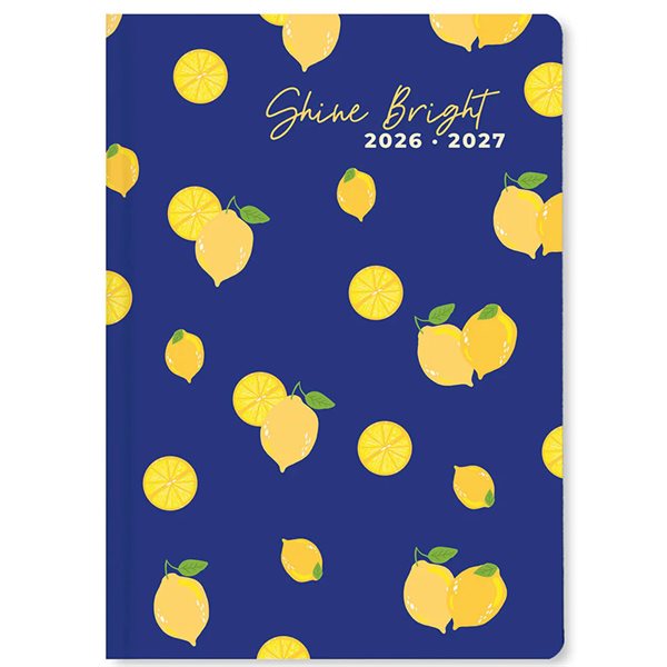 Citrus Weekly Academic Planner (2026-2027) - Shine Bright