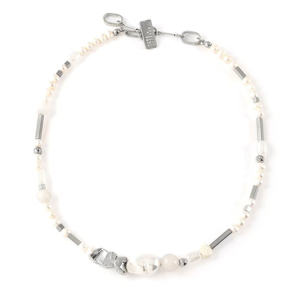 Collier Typha - Argent