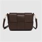 Josephine Vegan Leather Crossbody Bag - Chocolate