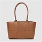 Gwen Vegan Leather Handbag - Tan