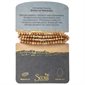 Collier / bracelet en pierre - Bois pétrifié