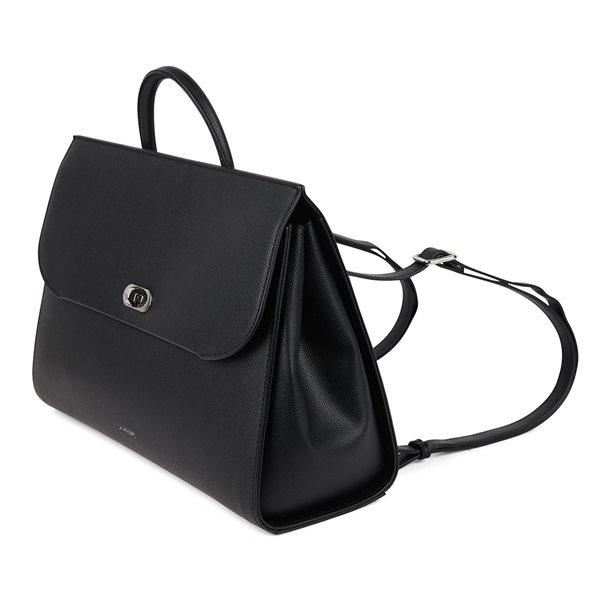 Sac à dos 3-en-1 en cuir végane Le Vivienne - Noir