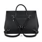 Sac à dos 3-en-1 en cuir végane Le Vivienne - Noir