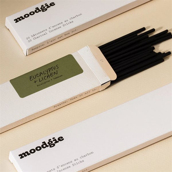 Charcoal Incense Sticks - Eucalyptus & Oakmoss