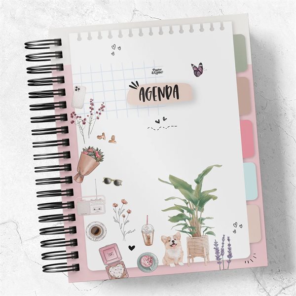 Agenda hebdomadaire perpétuel petit format Lucie - 6e édition