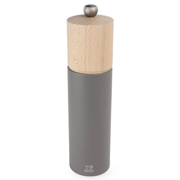 Moulin à poivre manuel en bois Boreal 21 cm - Gris roche