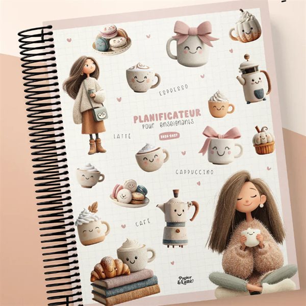 Planificateur scolaire pour enseignants (2026-2027) - Fuzzy café