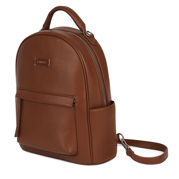 Sac à dos 3-en-1 en cuir végane Le Maude - Noisette