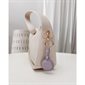 Opal Airtag Keychain - Lilac
