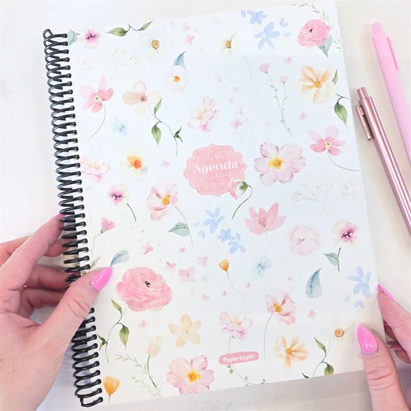 Agenda hebdomadaire perpétuel Jasmine - 6e édition