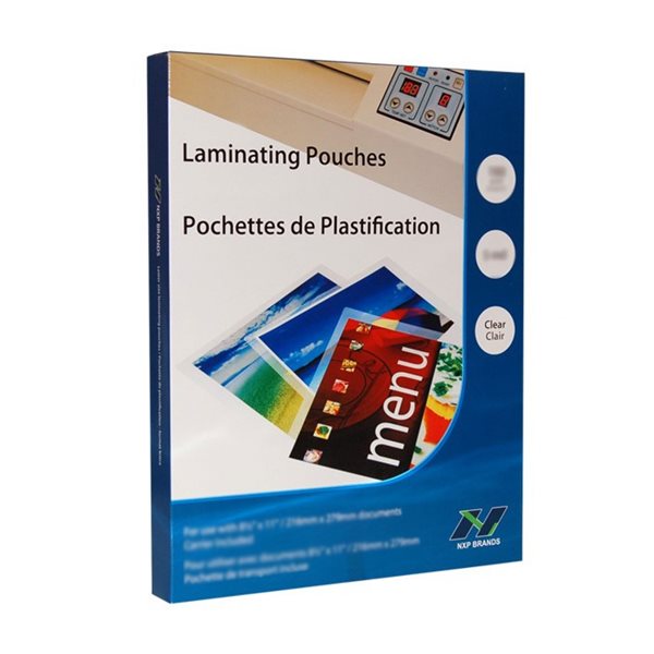 NXP® Laminating Pouches - Letter - 3 mil - Package of 50