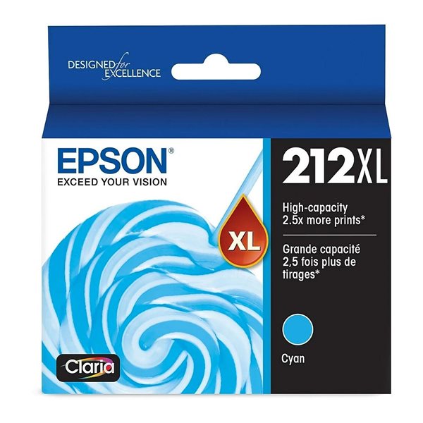 212XL High Yield Originale Inkjet Cartridge - Cyan