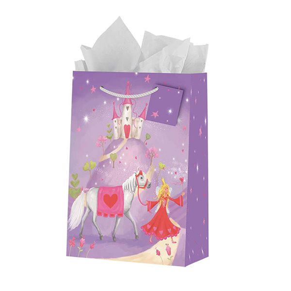 Sac cadeau grand format Princesse