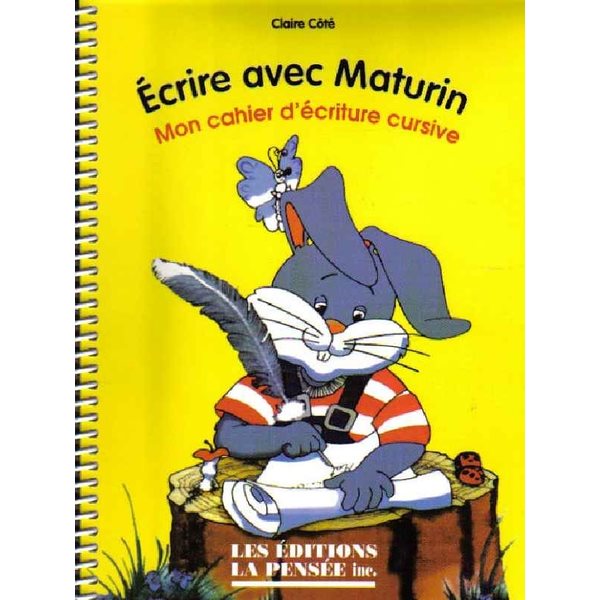 Cahier d’écriture cursive Écrire avec Maturin