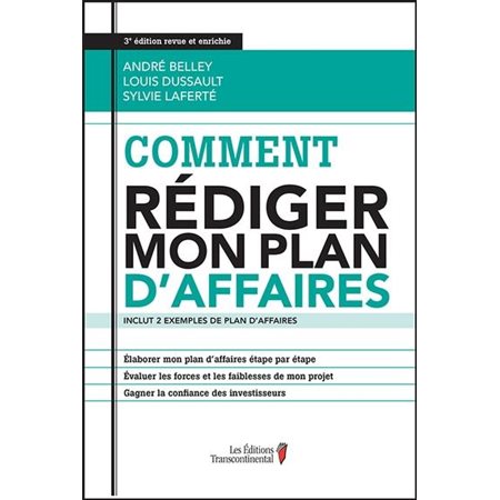 Comment rédiger mon plan d'affaires