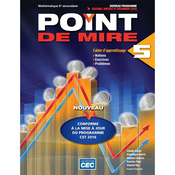 Cahier d'apprentissage Point de mire Culture société et technique (CST) avec accès web 1 an Secondaire 5