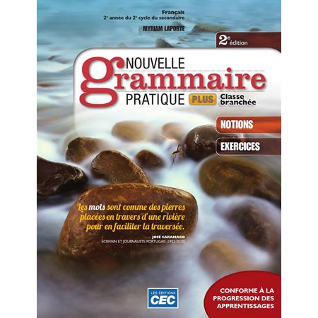 Cahier d'apprentissage - Nouvelle Grammaire Pratique Plus - 2e édition - Français - Secondaire 4