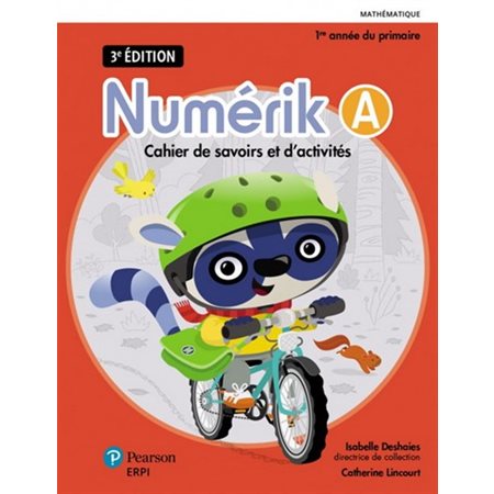 Cahier de savoirs et d'activités A et B - Numérik - 3e édition, version papier + l'ensemble numérique de l'élève (12 mois) - Mathématique - 1re année
