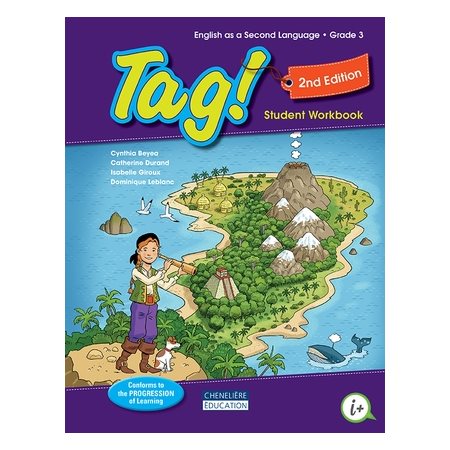 Student Workbook - Tag ! - 2nd Edition - English as a Second Language - Grade 3