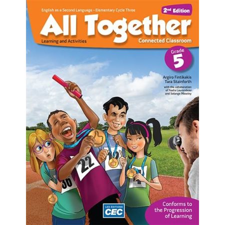 Learning and Activities Book - All Together - 2nd Edition, print version + free web version - English as a Second Language - Grade 5