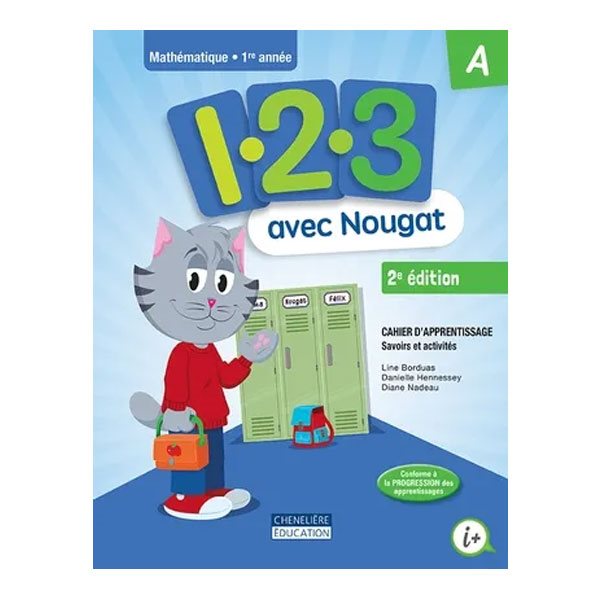 Cahier de savoirs et d'activités A et B - 1, 2, 3... avec Nougat - 2e édition - Mathématique - 1re année