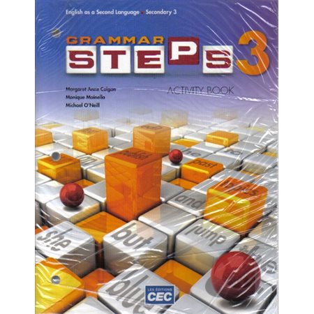 Activity Book - Grammar Steps - Print version + Students access, Web 1 year (Postal delivery) - English as a Second Language - Secondary 3
