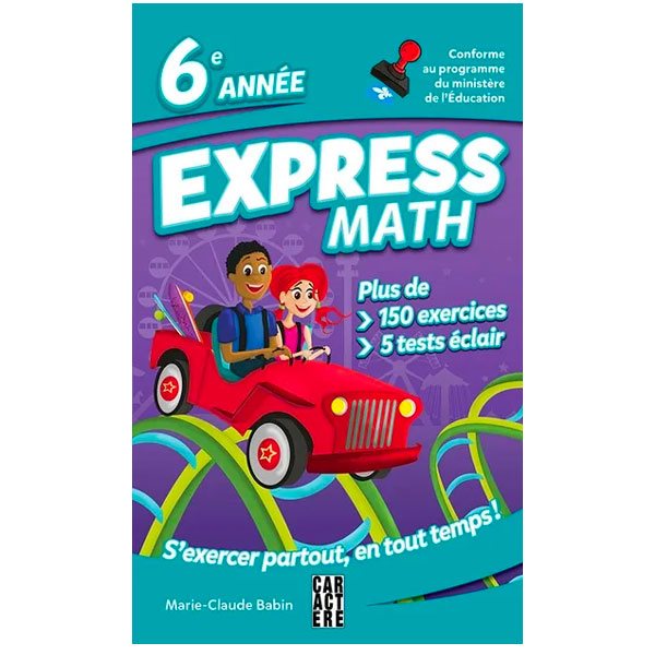 Carnet Express Math - 6e année