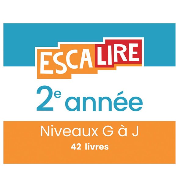 ENSEMBLE ESCALIRE - 2E ANNÉE - NIVEAU G À J (42 LIVRES)