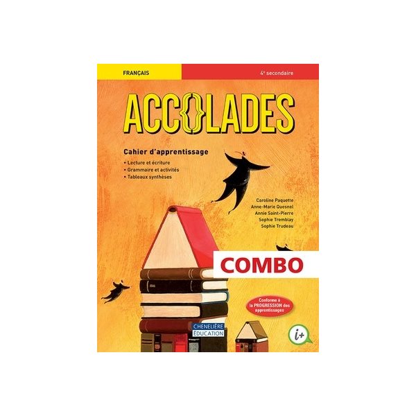 Cahier d'apprentissage - Accolades - version papier, avec exercices interactifs + version numérique (1 an) - Français - Secondaire 4