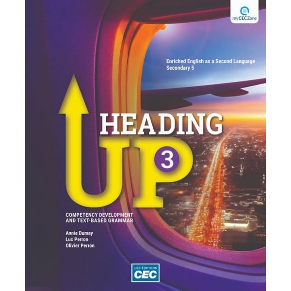 Workbook 3 - Heading Up - Print version + Student Web Access (1 year) - Enriched English as a Second Language - Secondary 5