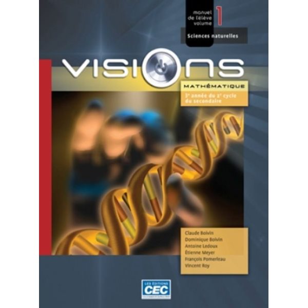 Visions 5e secondaire SN - Manuel, vol. 1 - Web 1 an