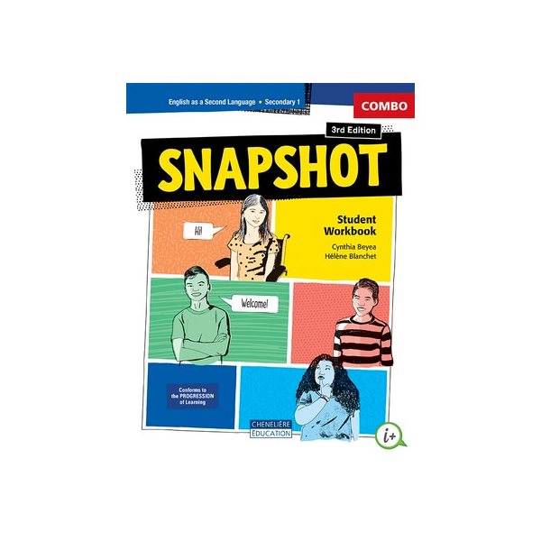 Student Workbook - Snapshot - 3rd Edition, print version + digital version - English as a Second Language - Secondary 1