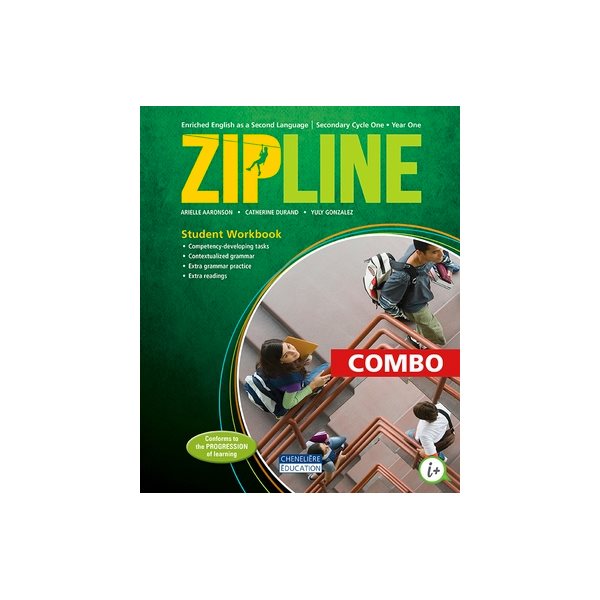 Zipline Student Workbook - Print and Digital Version - English as a Second Language - Secondary One